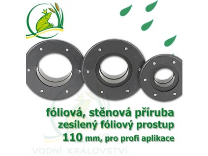 VK pvc priruba foliova 110 mm foliovy prostup zesileny