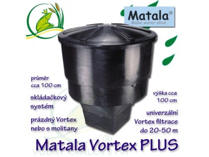 VK matala vortex filtrace pro jezirka od 10 do 50 m3 vyztuzeny model