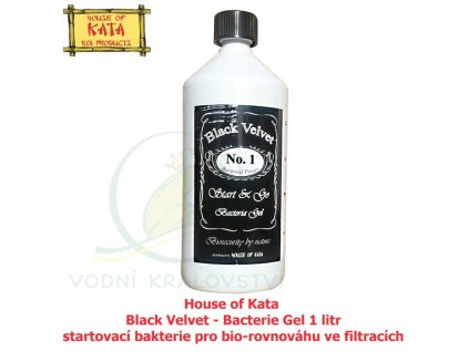 HOK black velvet bacterie gel 1 litr startovaci bakterie pro bio rovnovahu ve filtracich