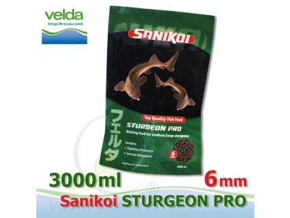 Velda sanikoi sturgeon 6 mm jeseteri plus krmivo 3000 g