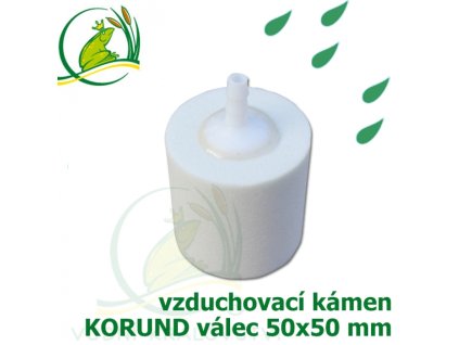 VK vzduchovaci kamen bily korund valec 50x50x6 mm
