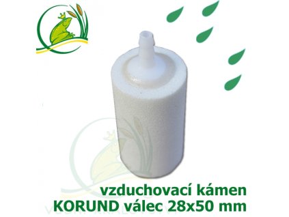 VK vzduchovaci kamen bily korund valec 28x50 mm