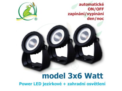 VK Power LED 3x6Watt auto