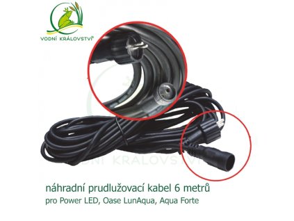 VK Power LED prodluzovaci kabel 6m
