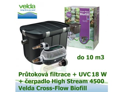 Velda Cross Flow+18Watt+čerpadlo4500 5000
