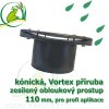 VK pvc priruba foliova 110 mm konicky foliovy prostup zesileny konicky pro kruhove a vortex nadrze