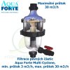 VK filtrace pevnych castic multi cyclone min prutok 3 m3 h max prutok 30 m3 h