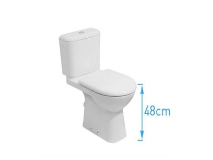 Jika DEEP invaldní WC vodorovný odpad 1