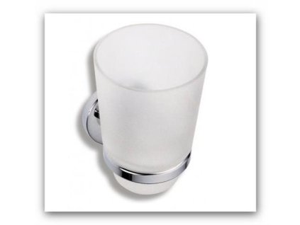 Držák kartáčků sklo METALIA 1 chrom  6106.0