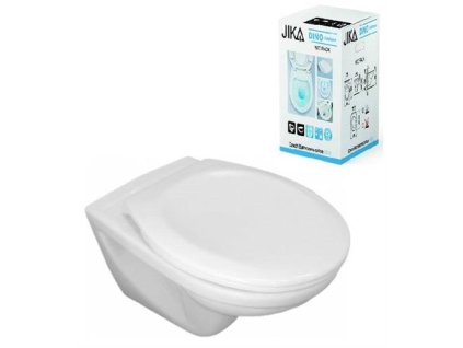 Závěsný klozet Jika Dino Rimless WC PACK H8603770000001 se sedátkem Zeta