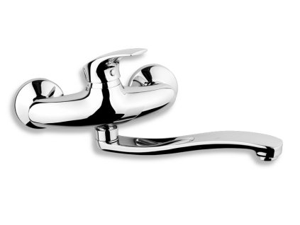 Dřezová nebo umyvadlová nástěnná baterie 150 mm Metalia 57070.0