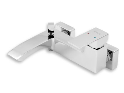 Vanová nástěnná hranatá baterie Novaservis Nobless Edge 150 mm 36020/1,0 bez příslušenství