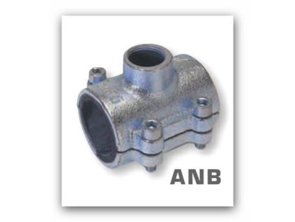 Opravný třmen z litiny s navrtávkou GEBO ANB 3/4"x1/2"