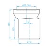 Dopojení WC excentrické vyosené 110mm KE15000