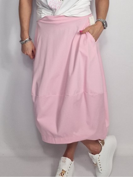 Růžová balónová sukně IMPRESS