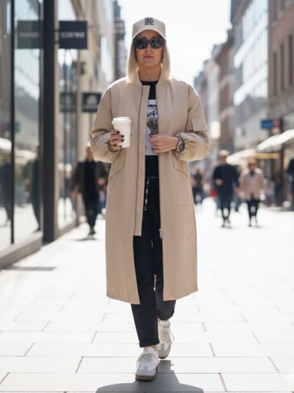 Béžový kabát EXTRA