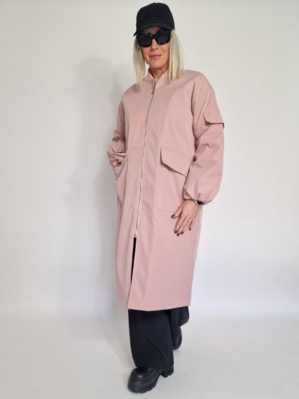 Starorůžový kabát EXTRA