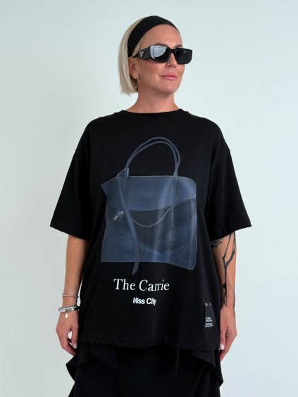 Černé triko CARRIE