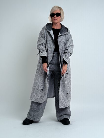 Šedý plášť 2v1 OPHELIA