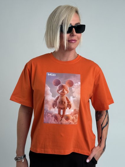 Oranžové triko MIKI