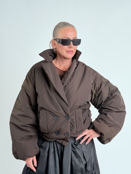 Hnědá bunda VESNA