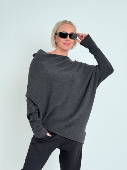 Antracitový svetr BOLT