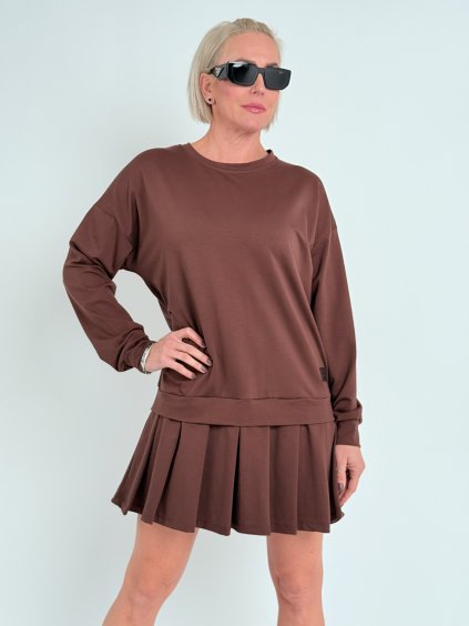 Hnědé šaty JOLENE