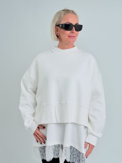 Smetanová mikina PROMETHEA