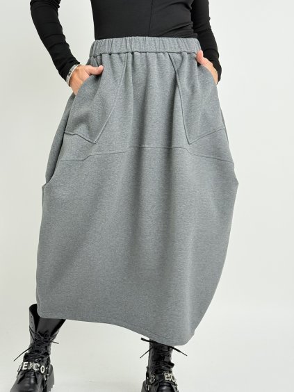 Šedá sukně ALVINA