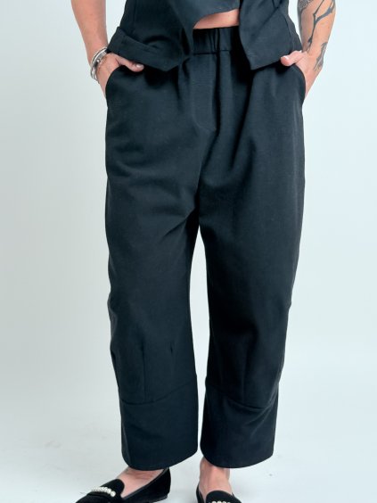 Černé kalhoty STEFFI