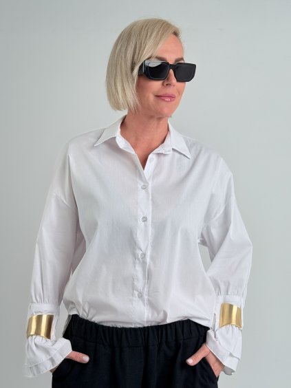 Bílá košile s náramky SIGRID