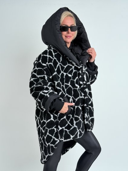 �erno-b�l� bunda FROZEN