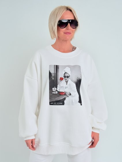 Smetanová mikina PARIS