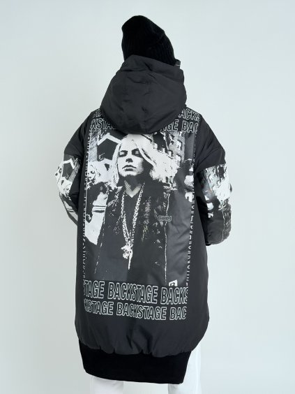 Černá bunda VENETA