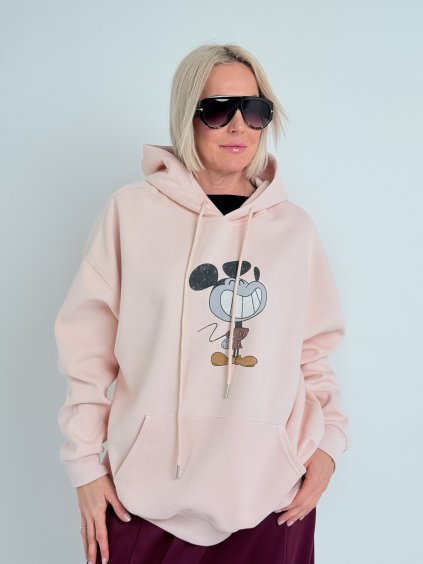 Růžová mikina SMILE