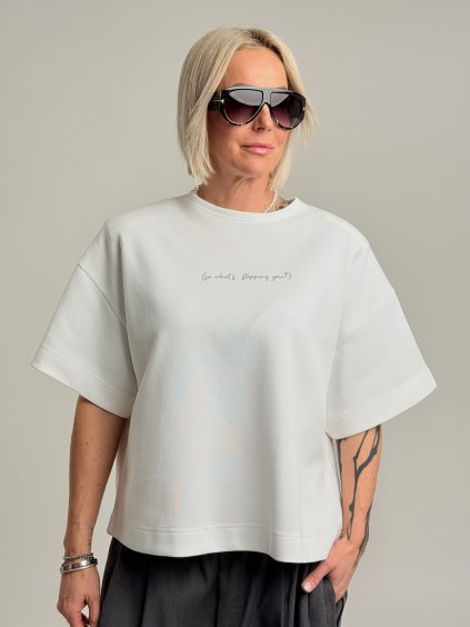 Smetanové triko FLY