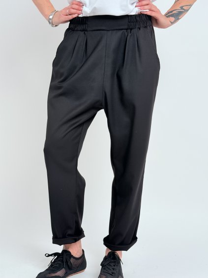 Černé kalhoty STEPS