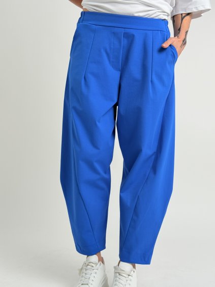 Azurově modré kalhoty TOSCANA