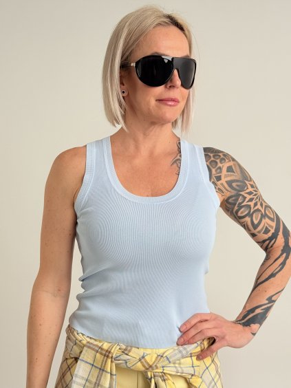 Světle modré tílko KURT