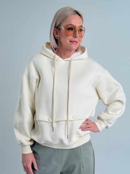 Smetanová mikina 2v1  MINAS