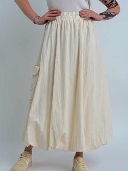 Smetanová sukně RUBBE