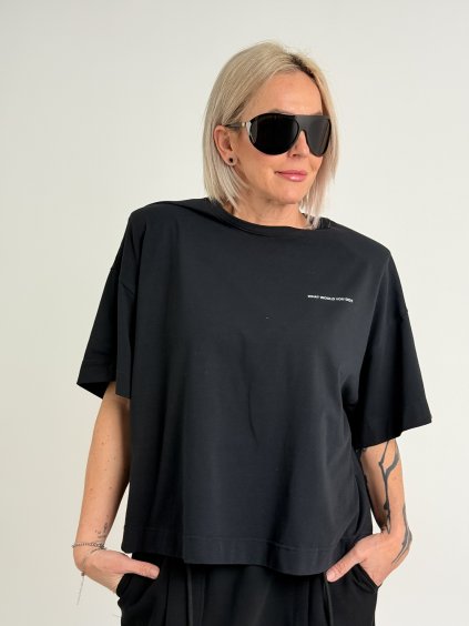 Černé triko PIECES