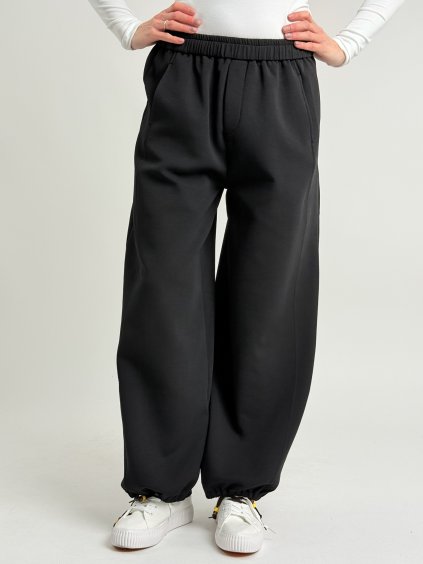 Černé kalhoty DOUBLE 8003