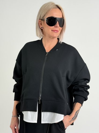 Černá mikina TALEA 6040