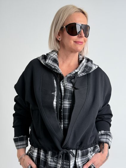 Černá mikina LORD 6001