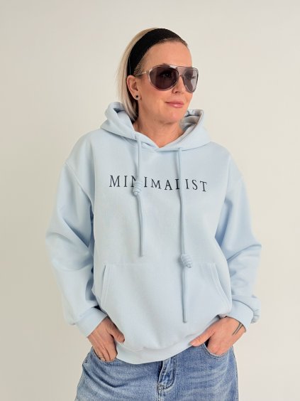 Světle modrá mikina LIST