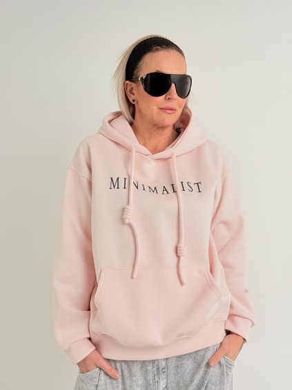 Růžová mikina LIST