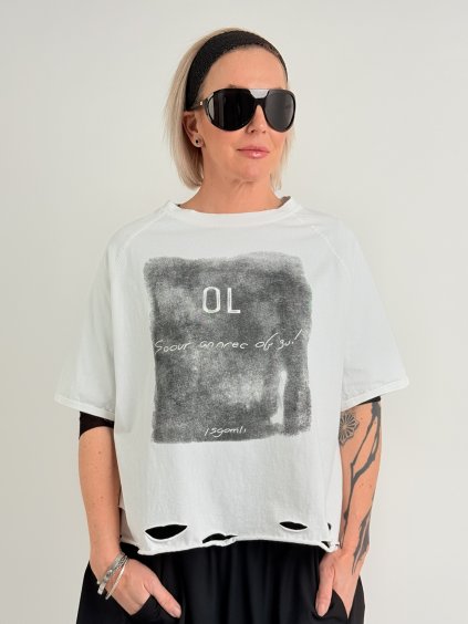 Smetanové triko SOUR