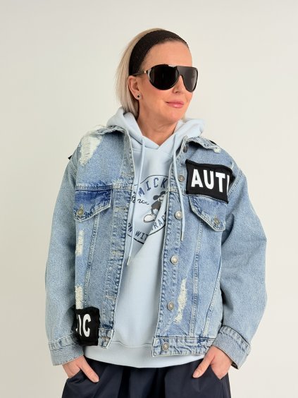 Modrá džínová bunda AUTH