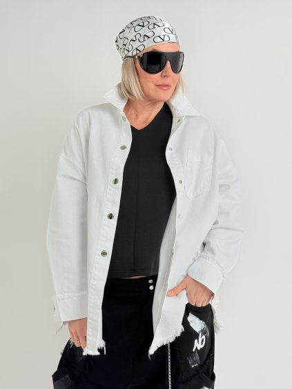 Bílá džínová košile SPEED